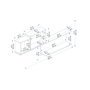 Hanah Home Estantería de Pared Atlantic Pine, Anthracite White
